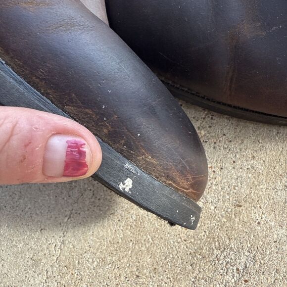 Men's Ariat Heritage Roper Western Boots Men’s Size 12D Cowboy Leather - Picture 9 of 16